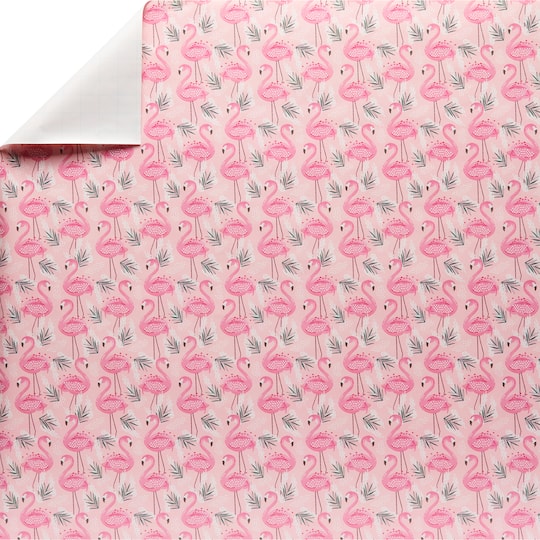 Pink Flamingo Gift Wrap by Celebrate It&#x2122;
